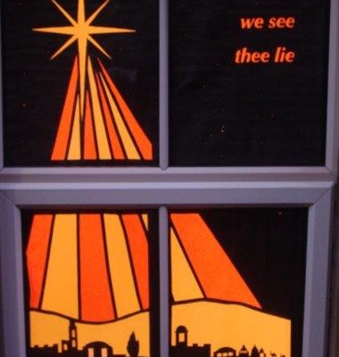 STAR OF BETHELEHEM WINDOW IN ASKRIGG