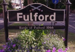 Fulford, near York, site of a bloody battle in 1066